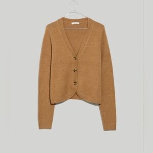 NWT Madewell Haskell Crop Cardigan Sweater in Coziest Textured. Size L